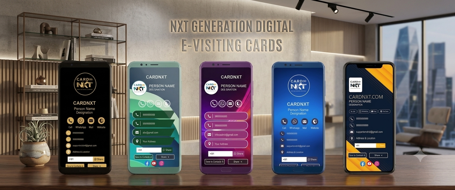 PVC NFC VISITING CARDS