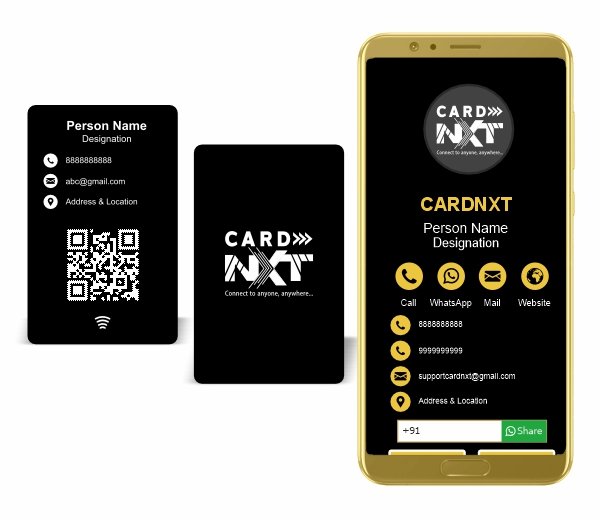 BLACK METAL NFC CARD