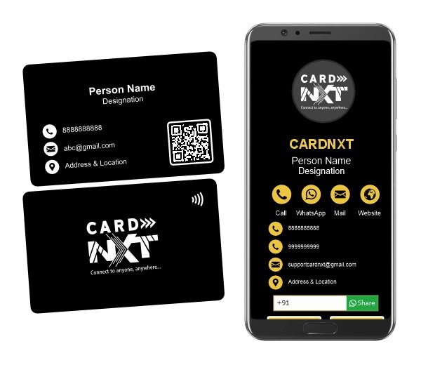 HYBRID BLACK METAL NFC CARD