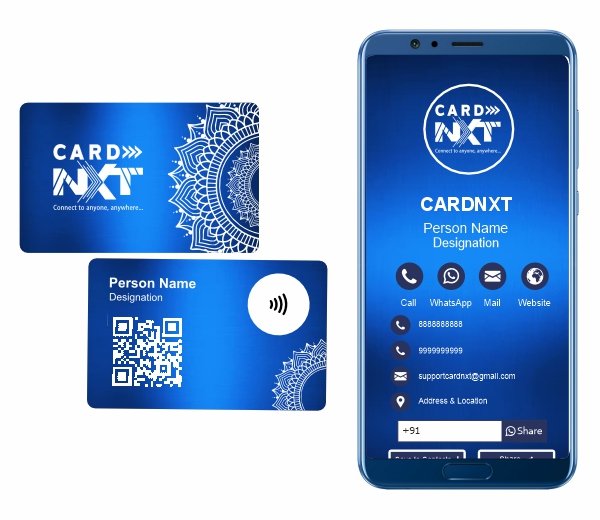 ROYAL BLUE NFC METAL CARD 2