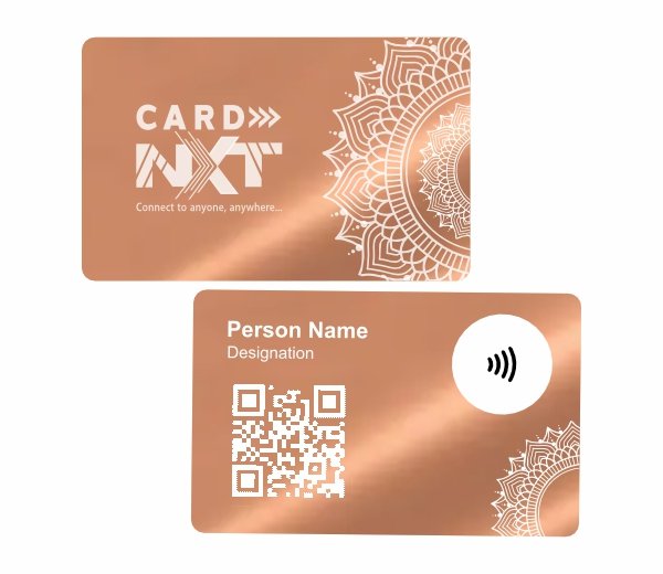 ROSE GOLD METAL NFC CARD