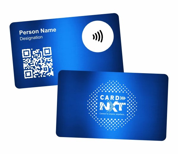 ROYAL BLUE NFC METAL CARD