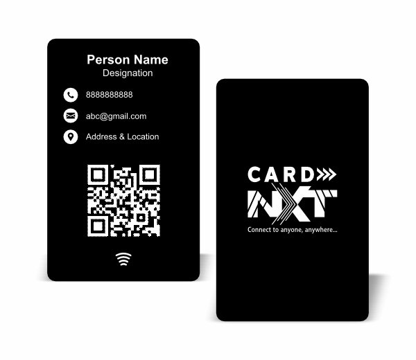 BLACK METAL NFC CARD