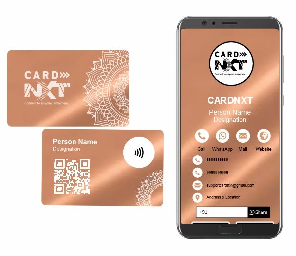 ROSE GOLD METAL NFC CARD