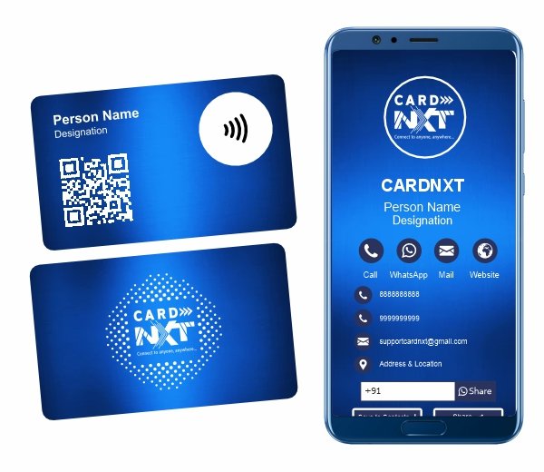 ROYAL BLUE NFC METAL CARD