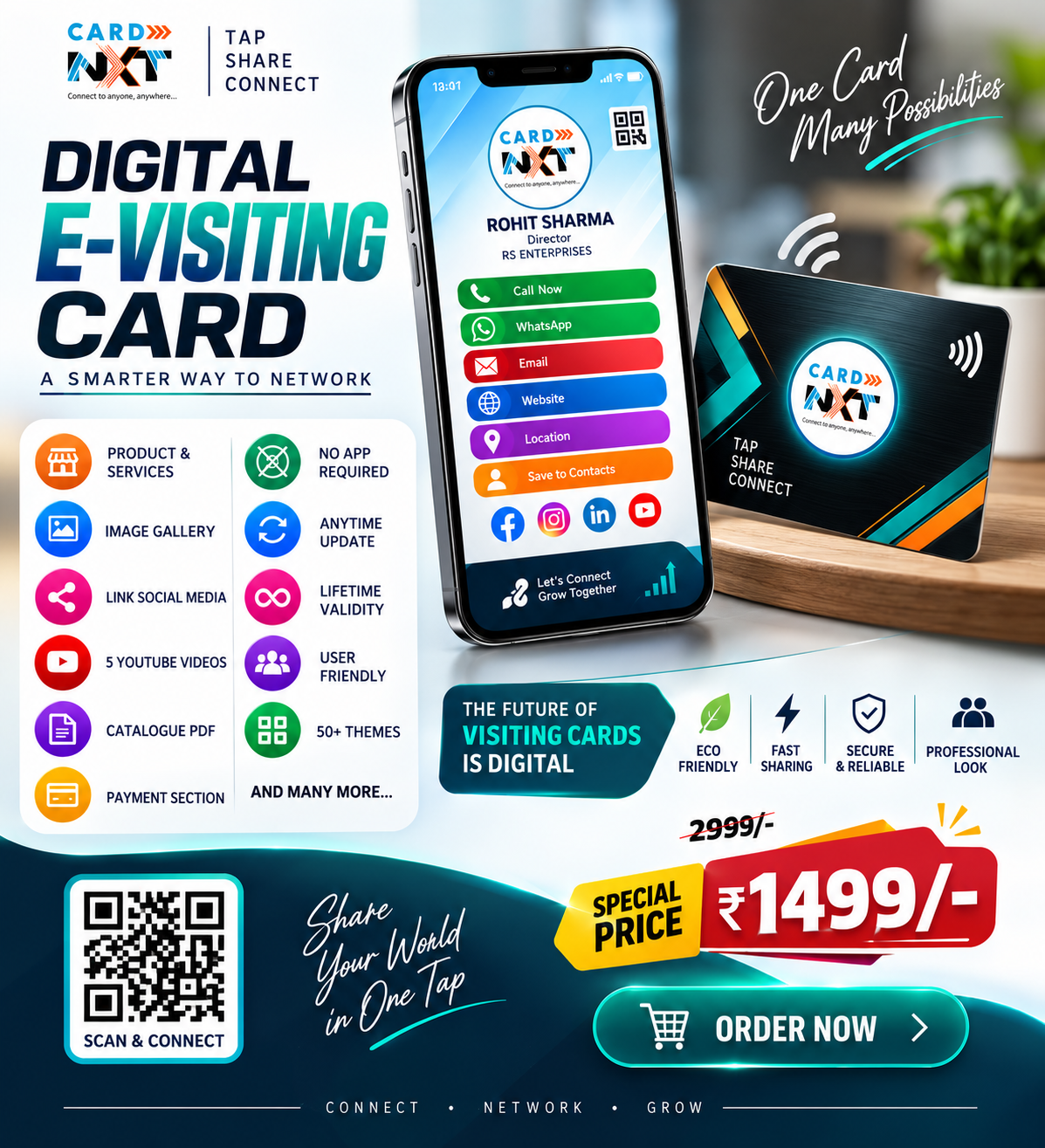DIGITAL E-VISITING CARDS